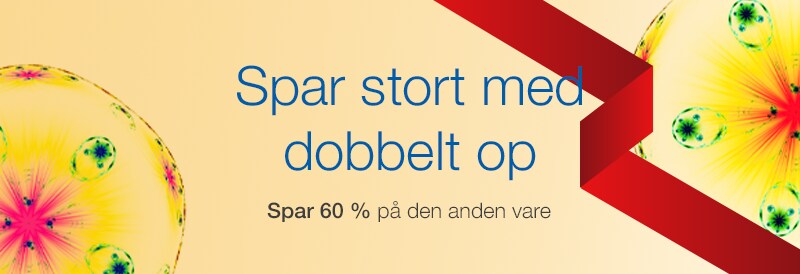 Spar stort med dobbelt op