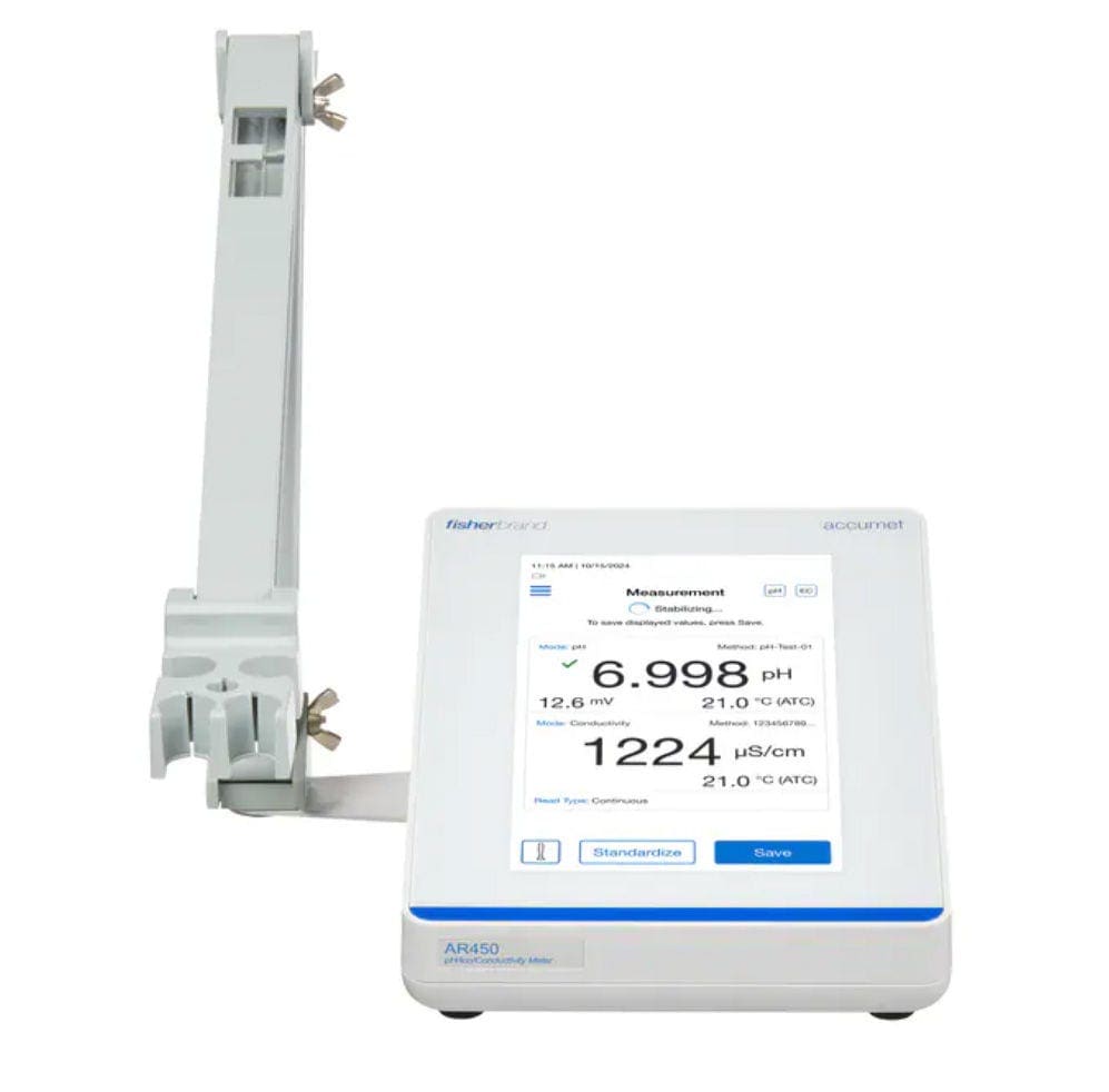 Fisherbrand™ accumet™ AR450 pH/ion/Conductivity Meter with Stand