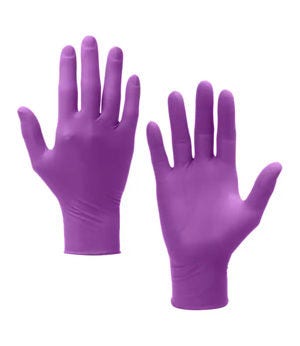 Kimberly Clark Kimtech™ Polaris™ nitrilhandsker, 25 cm, til begge hænder, mørk magenta