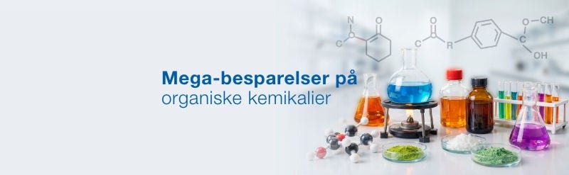 Mega-besparelser på organiske kemikalier