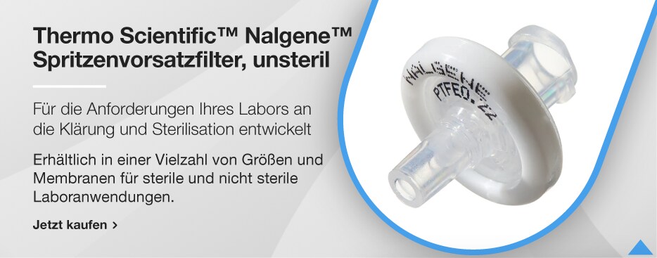 Thermo Scientific™ Nalgene™ Spritzenvorsatzfilter, unsteril