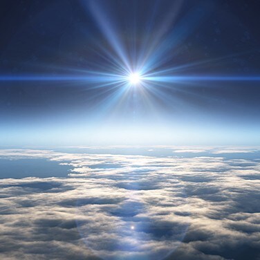 Blue Sky with Clouds Blauer Himmel mit Wolken