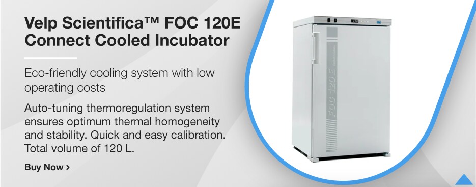 Velp Scientifica™ FOC 120E Connect Cooled Incubator Velp Scientifica™ FOC 120E Connect Cooled Incubator