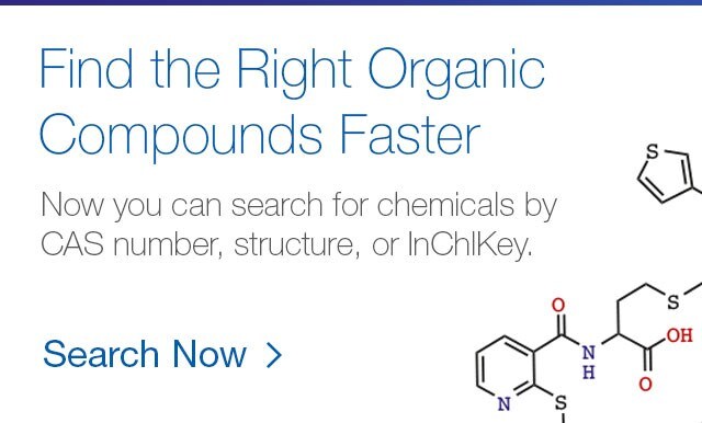 Find the right organic compounds faster